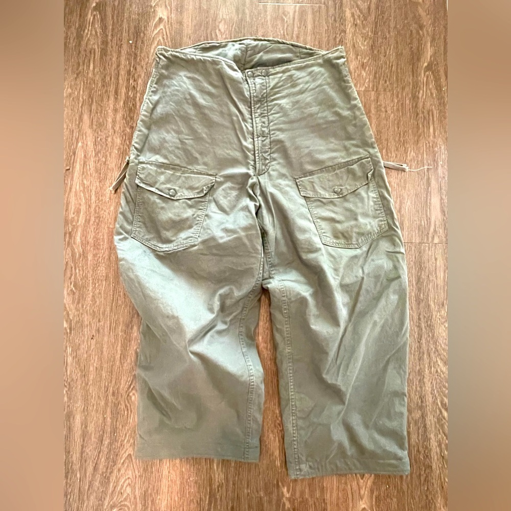 Military flight Pants (Size W33 L32) - Washed Green